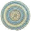 Capel Inc. Round Rugs In Blue