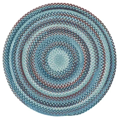 Capel Inc. Round Rugs In Blue