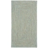 Capel Inc. Sea Pottery Concentric Braided Rectangular Rugs In Green