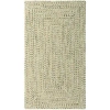 Capel Inc. Sea Pottery Concentric Braided Rectangular Rugs In Sand