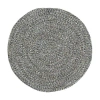 Capel Inc. Sea Pottery Concentric Braided Round Rugs In Gray