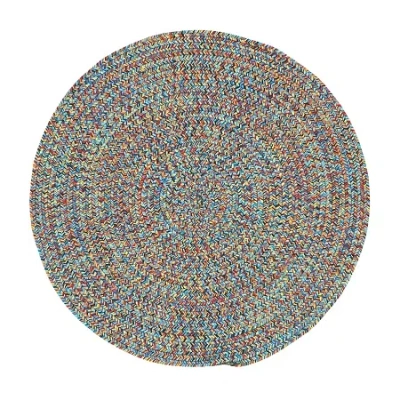 Capel Inc. Sea Pottery Concentric Braided Round Rugs In Multi
