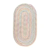 Capel Inc. Vivid Multi Braided Reversible Indoor Oval Area Rug In Multi