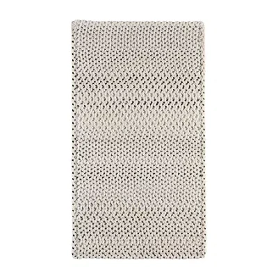 Capel Inc. Vivid Multi Braided Reversible Indoor Rectangular Accent Rug In White
