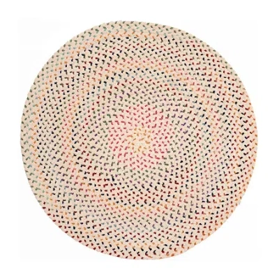 Capel Inc. Vivid Multi Braided Reversible Indoor Round Area Rug