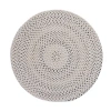 Capel Inc. Vivid Multi Braided Reversible Indoor Round Area Rug In Gray