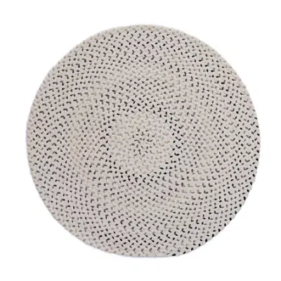 Capel Inc. Vivid Multi Braided Reversible Indoor Round Area Rug In Gray