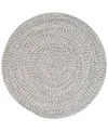 Capel Stockton 0224 5'6"x5'6" Round Area Rug In Light Gray