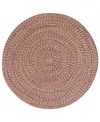 Capel Stockton 0224 5'6"x5'6" Round Area Rug In Red