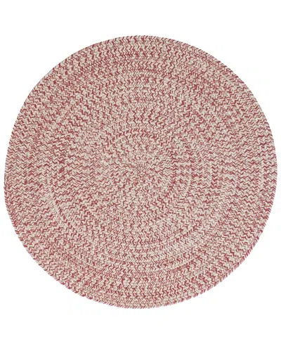 Capel Stockton 0224 7'x7' Round Area Rug In Light Red