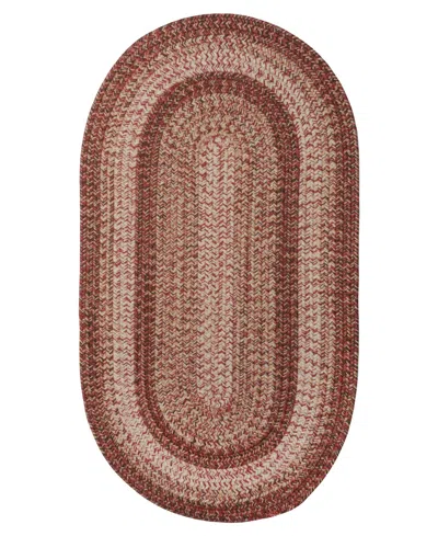 Capel Sturbridge 0223 2'3"x9' Oval Runner Area Rug In Paprika