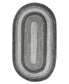 Capel Sturbridge 0223 2'3"x9' Oval Runner Area Rug In Slate