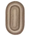 Capel Sturbridge 0223 2'x8' Oval Runner Area Rug In Camel
