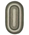 Capel Sturbridge 0223 2'x8' Oval Runner Area Rug In Jade