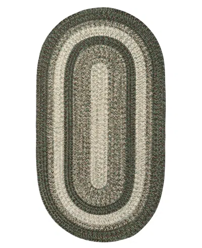 Capel Sturbridge 0223 2'x8' Oval Runner Area Rug In Jade