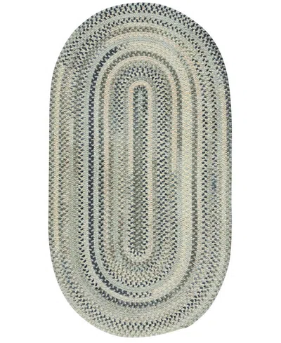 Capel Synergy 0225 2'x8' Oval Runner Area Rug In Charcoal