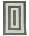 Capel Timeless Indoor/outdoor 0160 Concentric 5'x8' Area Rug In Gray