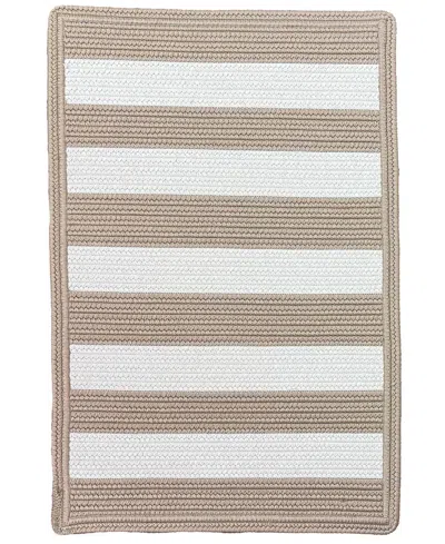 Capel Timeless Indoor/outdoor 0160 Cross Sewn 1'8"x2'6" Runner Area Rug In Sand