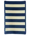 Capel Timeless Indoor/outdoor 0160 Cross Sewn 4'x6' Area Rug In Blue