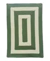 Capel Timeless Indoor/outdoor 0160q Concentric Area Rug 11'4x14'4 In Green