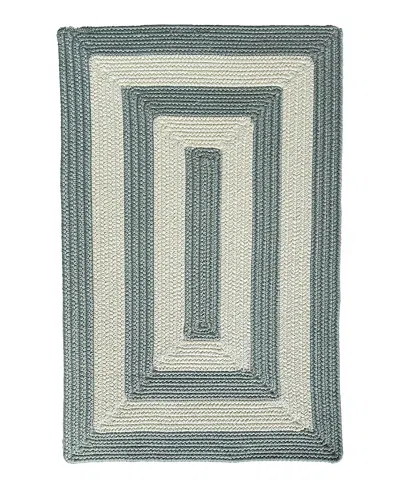 Capel Timeless Indoor/outdoor 0160q Concentric Area Rug 4'0x6'0 In Blue