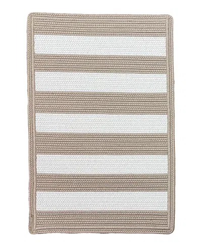 Capel Timeless Indoor/outdoor 0160x Cross Sewn Area Rug 5'0x8'0 In Brown