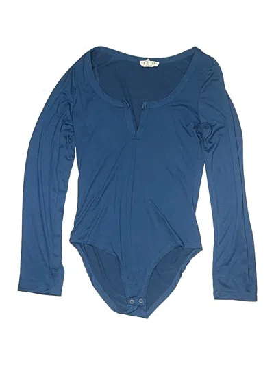 Pre-owned Capella Apparel Bodysuit In Blue