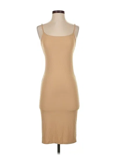 Pre-owned Capella Apparel Casual Dress In Brown