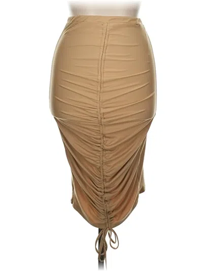 Pre-owned Capella Apparel Casual Skirt In Tan
