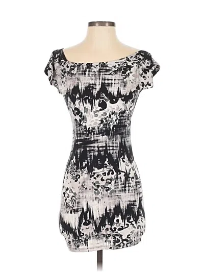 Pre-owned Capella Apparel Cocktail Dress In Gray