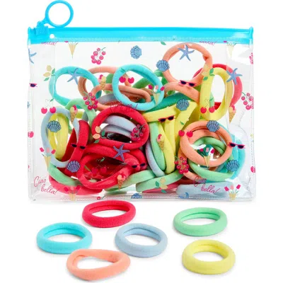 Capelli New York Kids'  60-pack Solid Hosiery Ponytail Holders In Multi