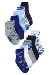 Capelli New York Assorted 10-pack Crew Socks In Multi