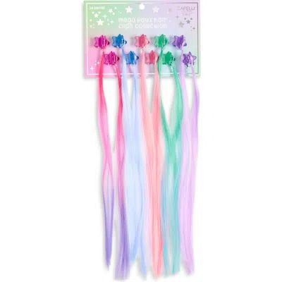 Capelli New York Kids' 10-pack Assorted Ombré Faux Hair Clips In Multi