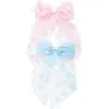 Capelli New York Kids' 2-pack Butterfly Bow Clips In Pink Pale Multi