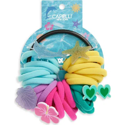 Capelli New York Kids' 35-pack Assorted Ponytail Holders