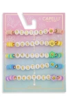 Capelli New York Kids' 5-pack Pretty Besties Beaded Bracelets In Multi