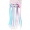 Capelli New York Kids' Assorted 10-pack Faux Hair Extensions In Blue Pale Multi