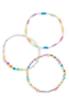 CAPELLI NEW YORK CAPELLI NEW YORK KIDS' ASSORTED 3-PACK BEADED NECKLACES