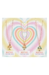 CAPELLI NEW YORK KIDS' ASSORTED 3-PACK BFF MUSHROOM PENDANT NECKLACES