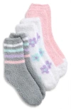 Capelli New York Kids' Assorted 3-pack Chenille Crew Socks In Multi