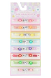 Capelli New York Kids' Assorted 8-pack Bff Bracelets In White Multi