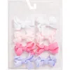 Capelli New York Kids' Assorted 8-pack Bow Clips In Pink Combo