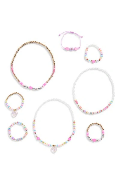 Capelli New York Kids' Assorted 8-pack Bracelets And Necklaces Set In Multi