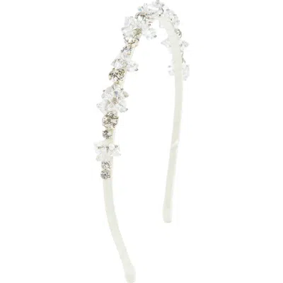 Capelli New York Kids' Embellished Headband In White