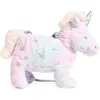 Capelli New York Kids' Faux Fur Unicorn Bag In Pink