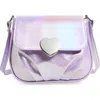 Capelli New York Kids' Metallic Shoulder Bag In Purple