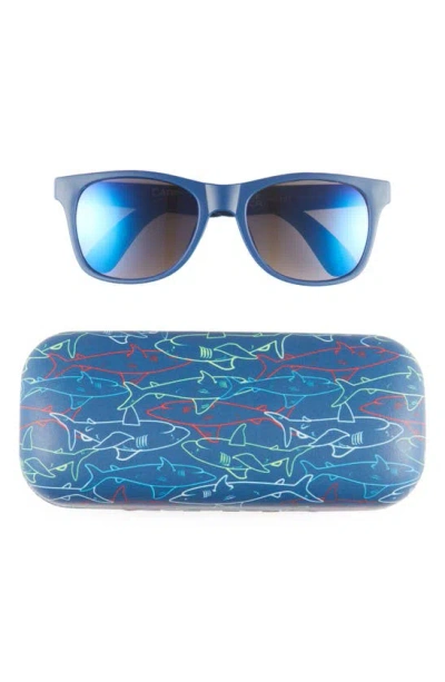 Capelli New York Kids' Multi Shark Sunglasses & Case Set In Navy Combo