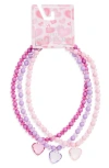 CAPELLI NEW YORK KIDS' PACK OF 3 STRETCH NECKLACES
