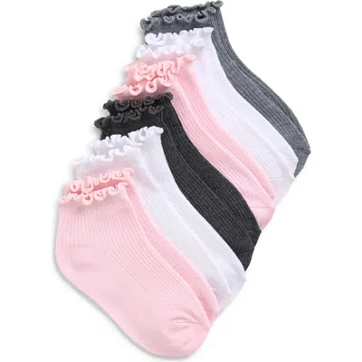 Capelli New York Kids' Ruffled Ankle Socks In Multi