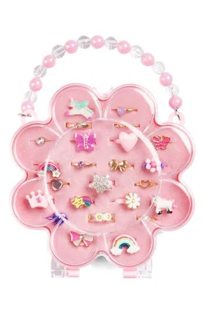 Capelli New York Kids' Set Of 24 Rings In Blue